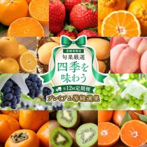 ふるさと納税 【定期便全12回】旬果厳選！四季を味わう単品定期便♪〜プレミアム等級選果〜 | フルーツ 香川県高松市