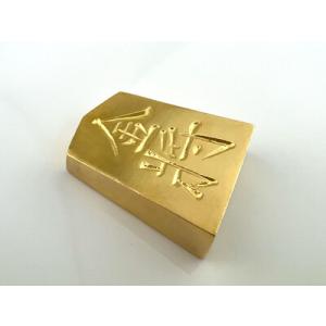 ふるさと納税 【置物】純金(K24)製 黄金将...の詳細画像1