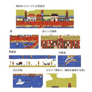 ふるさと納税 【横浜柄】横浜捺染で染色したスカ...の詳細画像3