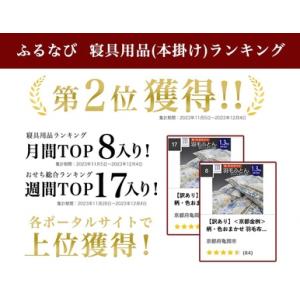 ふるさと納税 羽毛布団 柄お任せ 本掛け布団 ...の詳細画像1