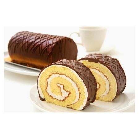 ふるさと納税 見た目も味も昭和レトロ　懐かしチョコロールケーキのペアセット 北海道新ひだか町