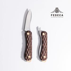 ふるさと納税 【FEDECA】折畳式料理ナイフSolo 名栗ブラウン 001109 兵庫県三木市