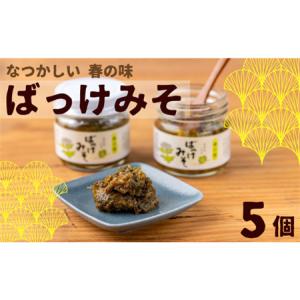 ふるさと納税 森の工房「ばっけみそ」（70g）5個 岩手県西和賀町｜ふるなび(ふるさと納税)