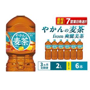 ふるさと納税 爽健美茶 やかん 2L 定期便 3ヶ月 麦茶 コカ・コーラ 兵庫県明石市