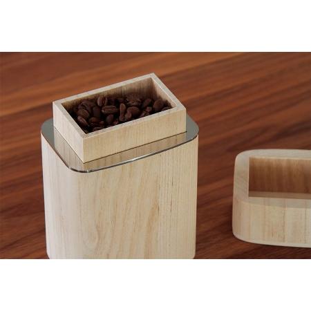 ふるさと納税 KIRI Coffee Canister（100g）【木地】《サイズ：100×70×1...