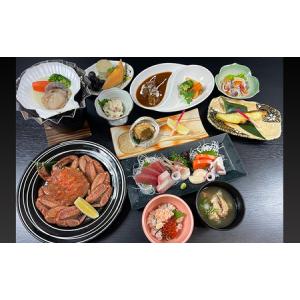 ふるさと納税 【宿泊券】ペアでオホーツク毛蟹の...の詳細画像1