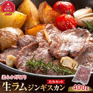 ふるさと納税 柔らか厚切り生ラムジンギスカン　400ｇ　たれセット ｜ ジンギスカン _04828 ...