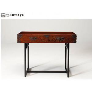 ふるさと納税 仙台箪笥　monmaya＋ コンソール　拭き漆【伝統 工芸品 グッドデザイン賞 タンス たんす 和タンス 仙台】 宮城県仙台市