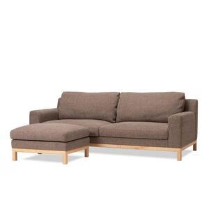 ふるさと納税 旭川家具 カンディハウス クォード ソファー210 & スツール75 北海道タモNF/コキュウBR_03914 北海道旭川市