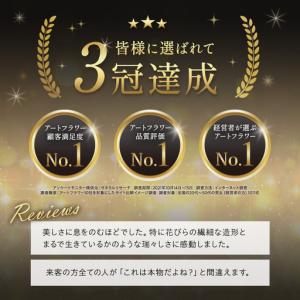 ふるさと納税 胡蝶蘭 造花 アートフラワー 白...の詳細画像3