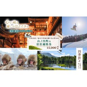 ふるさと納税 山ノ内町内宿泊補助券(3枚)1年間...の商品画像