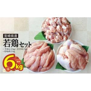 ふるさと納税 鶏肉 むね ささみ 手羽元 小分け 冷凍 各1kg×2 合計6kg 詰め合わせ セット 鶏 鶏肉 若鶏 胸 宮崎県産 国産 あっさり ヘルシー.. 宮崎県美郷町｜furunavi