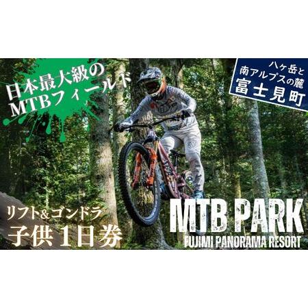 ふるさと納税 【先行予約】MTB 富士見パノラマリゾート 1日券 子供(小学生以下) ゴンドラ・リフ...