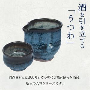 ふるさと納税 蔵王焼万風窯 ぐい呑みと日本酒用...の詳細画像1