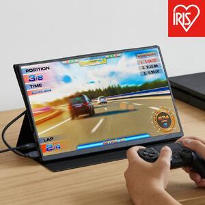 ふるさと納税 ポータブルモニター アイリスオーヤマ DP-EF164S-B ブラック【15.6インチ...