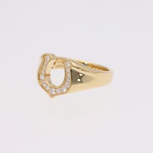 ふるさと納税 K18 ダイヤ馬蹄0.20ct ...の詳細画像1