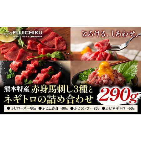 ふるさと納税 馬刺し 熊本県産 赤身 馬刺し 3種 ネギトロ 詰め合わせ 道の駅竜北《30日以内に出...