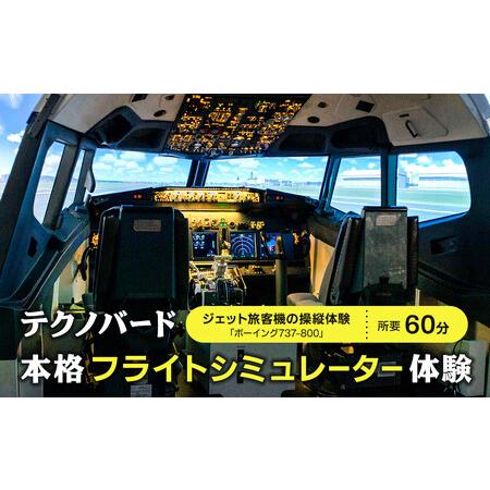 ふるさと納税 テクノバード 〜本格フライトシミュレーター体験 兵庫県神戸市