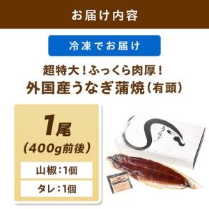 ふるさと納税 【鰻】うなぎ蒲焼き1尾 400g...の詳細画像4