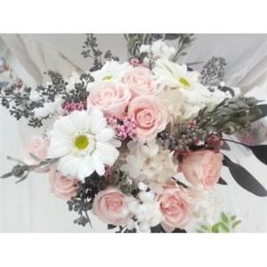 ふるさと納税 ☆受注制作☆プリザーブドフラワーのブライダルブーケ【1590229】 大阪府四條畷市