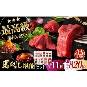 ふるさと納税 12回定期 ふじ 馬刺し 堪能セット 3896 BHAD083 馬刺し 熊本県菊陽町