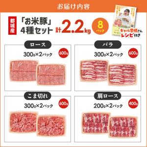 ふるさと納税 お米豚2.2kgセット〔14-3...の詳細画像4