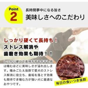 ふるさと納税 おいしい牛干し肉 ジャーキー 犬...の詳細画像2