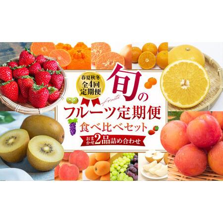 ふるさと納税 【年4回定期便(2月・5月・8月・11月配送)】旬のフルーツ定期便 食べ比べセット 季...