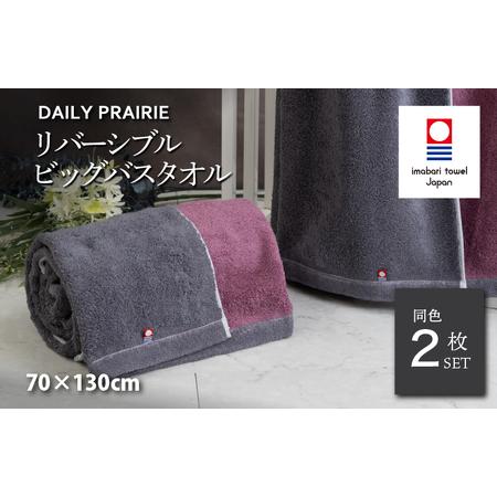 ふるさと納税 （今治タオルブランド認定）DAILY PRAIRIE リバーシブルビッグバスタオル 2...