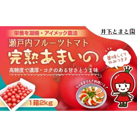 ふるさと納税 井下とまと園の完熟 フルーツトマト 約2kg 果物類 野菜  香川県観音寺市