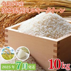 ふるさと納税 【2025年7月発送】★数量限定★令和6年 茨城県産ミルキークイーン 10kg|米 お...
