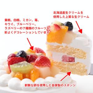 ふるさと納税 フルーツのデコレーションケーキ ...の詳細画像1