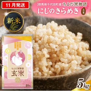 ふるさと納税 2026年11月発送 群馬県千代田町産 にじのきらめき 5kg×1袋 (玄米) 群馬県千代田町