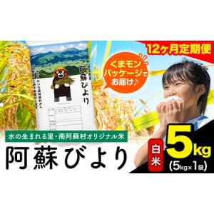 ふるさと納税 【12ヶ月定期便】阿蘇びより 白米...の商品画像