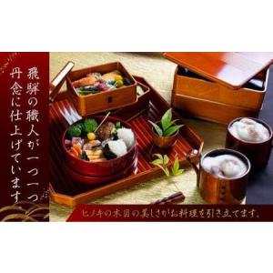 ふるさと納税 飛騨春慶 半月幕ノ内弁当箱 5個...の詳細画像4
