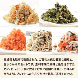 ふるさと納税 佃煮・生ふりかけバラエティーセッ...の詳細画像1