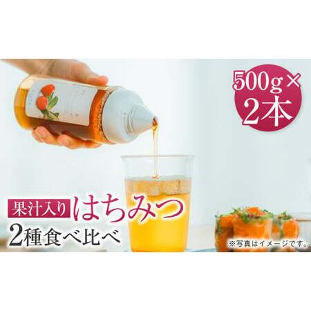 ふるさと納税 熊本 杉養蜂園 【ゆず蜜×ゆず蜜】果汁入り はちみつ 計1kg 蜂蜜 熊本県熊本市
