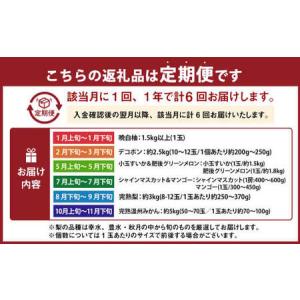 ふるさと納税 【年6回定期便】くまもとのフルー...の詳細画像1