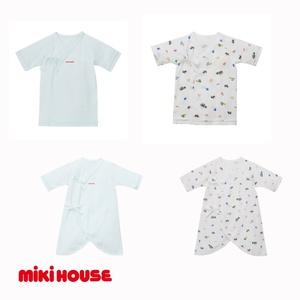 ふるさと納税 ミキハウス ピュアベールフライス肌着セット（ブルー） / ピュアベール フライス素材 肌着 セット 吸水性 耐久性 日本製 抗菌抗ウ.. 三重県大台町