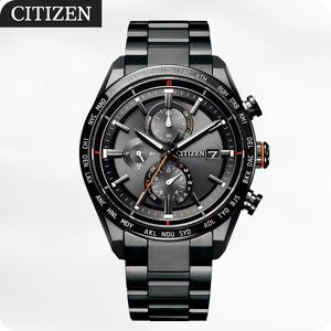 ふるさと納税 シチズン 腕時計 メンズ アテッサ ACT Line/ブラックチタン?シリーズ AT8185-62E ソーラー電波時計 | 長野県 飯田市 長野県飯田市