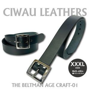 ふるさと納税 ラフテール【AGE CRAFT01(38mm) 】XXXL　BELT-AC01-BK-SV-XXXL【1639653】 茨城県ひたちなか市