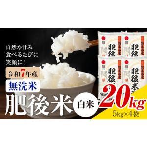 ふるさと納税 熊本県産 肥後米 無洗米 白米 2...の商品画像