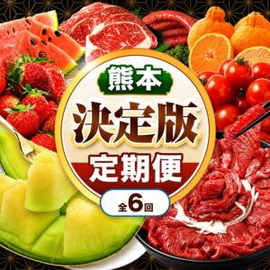ふるさと納税 【 定期便 6回 】 熊本県 決定版 |（ いちご みかん 不知火 デコポン スイカ メロン あか牛 牛肉 海苔 焼き海苔 馬肉 ウインナー .. 熊本県玉名市