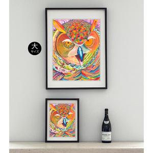 ふるさと納税 アート作品「狙う」(大) 【16...の詳細画像1