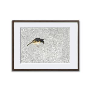 ふるさと納税 アート作品「フキナガシフウチョウ」（大）【169013】 絵画 インテリア アート 芸術品 美術品 東京都渋谷区