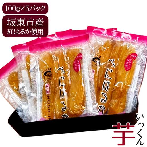 ふるさと納税 坂東市産　干し芋　紅はるか　100g×5パック No.858 茨城県坂東市