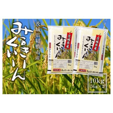 ふるさと納税 【令和7年産】稲敷市産 ミルキークイーン 10kg (5kg×2袋)｜米 こめ コメ ...