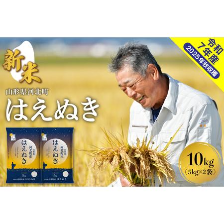 ふるさと納税 【令和7年産米】2025年12月下旬発送 はえぬき10kg（5kg×2袋） 山形県産 ...