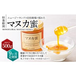 ふるさと納税 【9ヶ月定期便】ニュージーランド産 マヌカ蜜 約500g×9ヶ月 ／ 計約4.5kg マヌカハニー マヌカ モノフローラル・マヌカハニー.. 熊本県熊本市