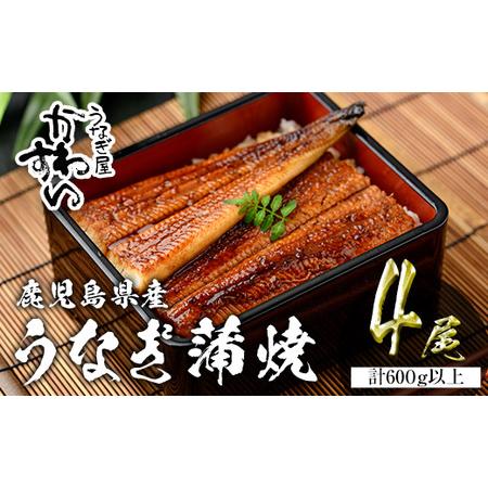 ふるさと納税 ＜うなぎ屋かわすい＞鹿児島県産 国産 うなぎ 蒲焼 タレ 鰻 うな重 かばやき 計60...